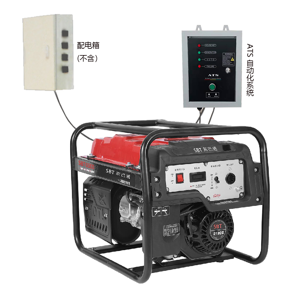 ATS Auto-Start 8kW Single Phase Gasoline Generator