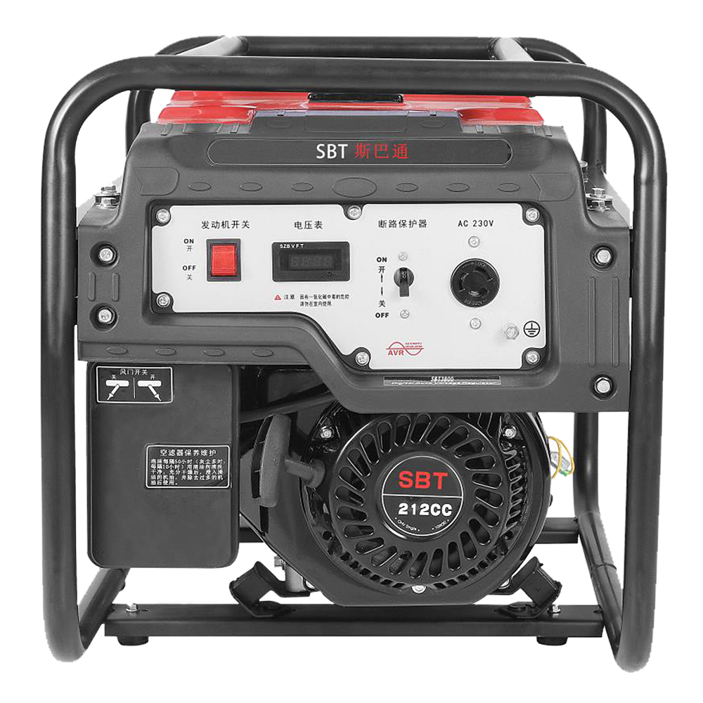 Three Phase 5kW Gasoline Generator SBT6500 (Wheel Kit)
